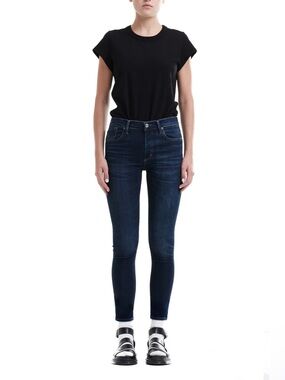 AGOLDE - Sophie Crop High Rise Skinny in Starland dark wash